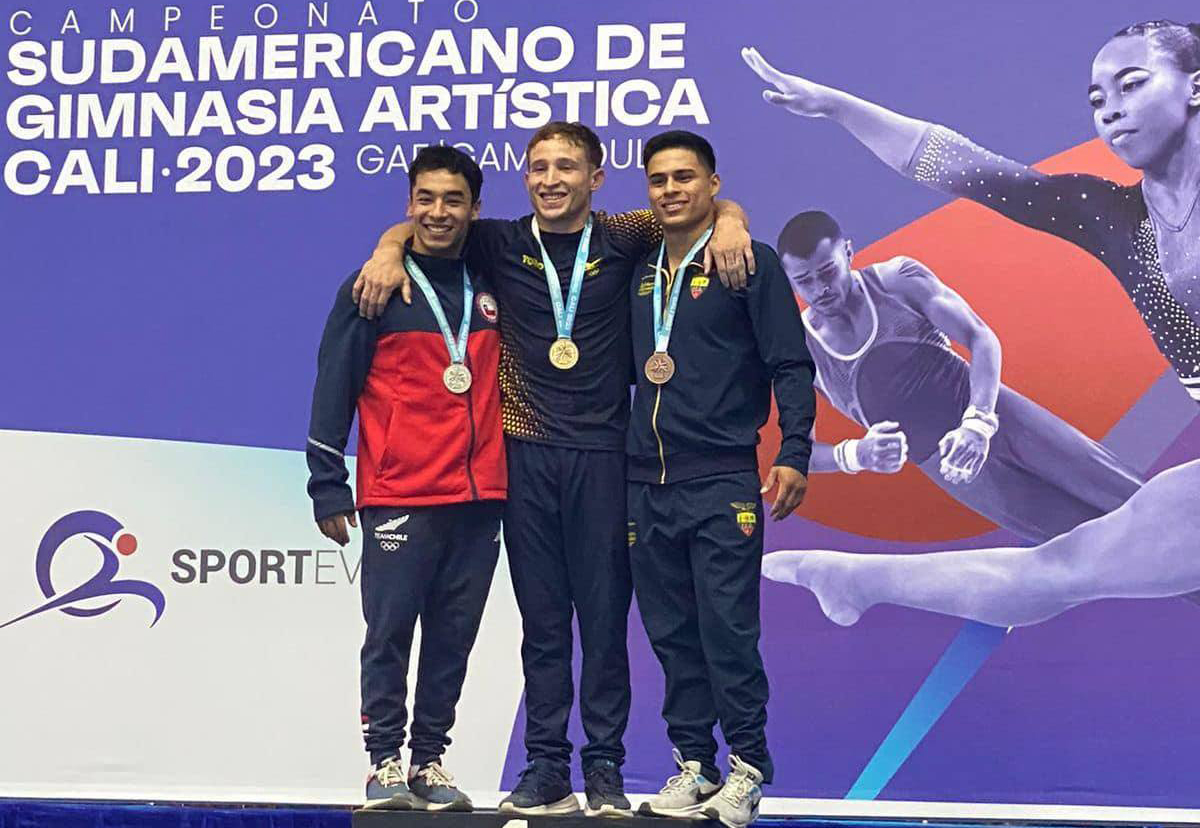 César López Se Cuelga Bronce En Sudamericano De Gimnasia Artística